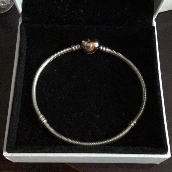 Pandora Jewelry - NWOT Pandora rose gold clasp bracelet